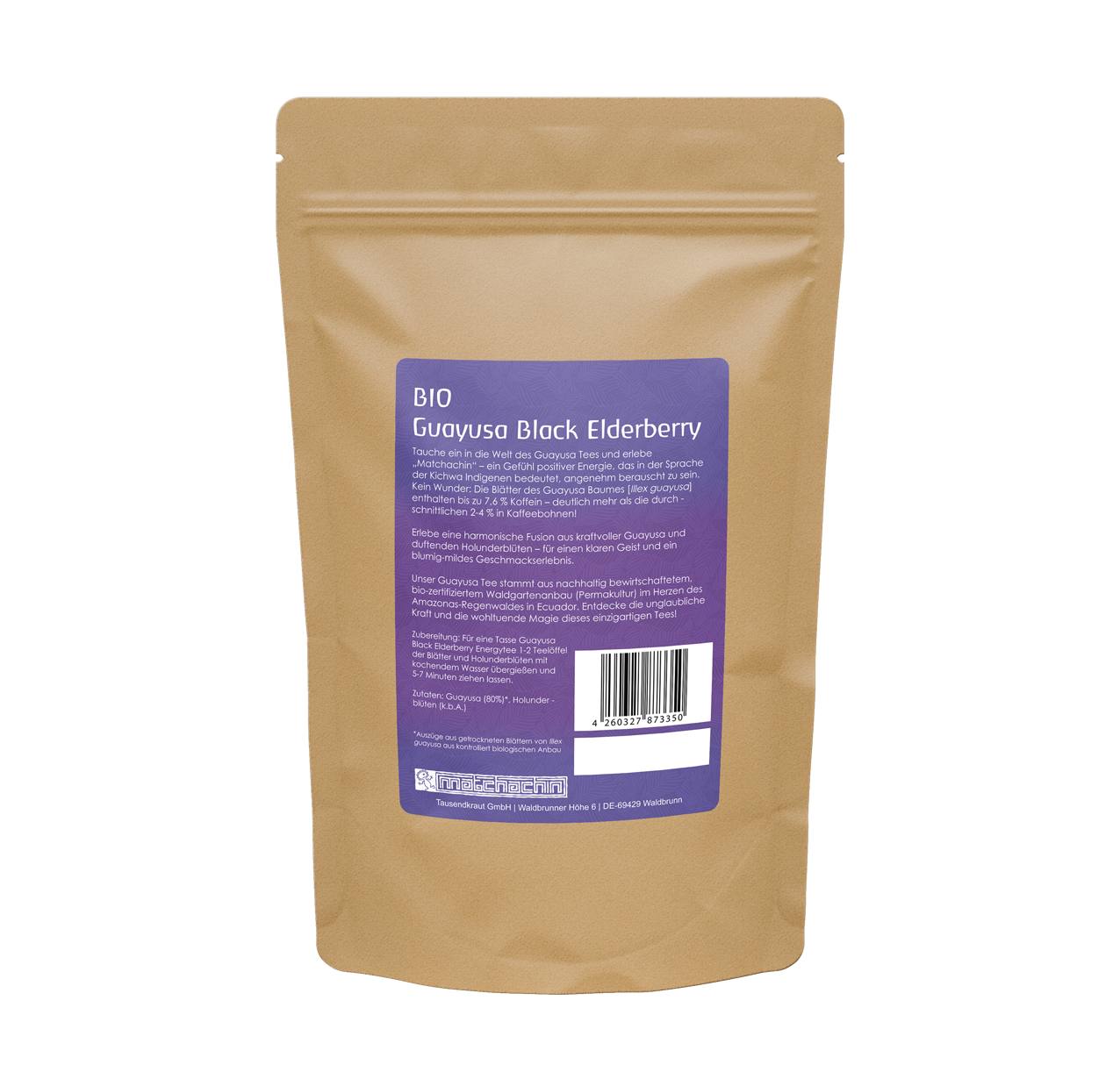 Guayusa Black Elderberry BIO (100g)