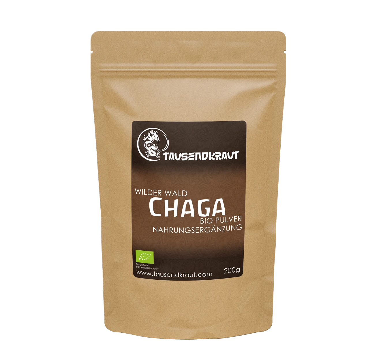 Chaga Pulver BIO (200g) Chaga Pulver BIO (200g)