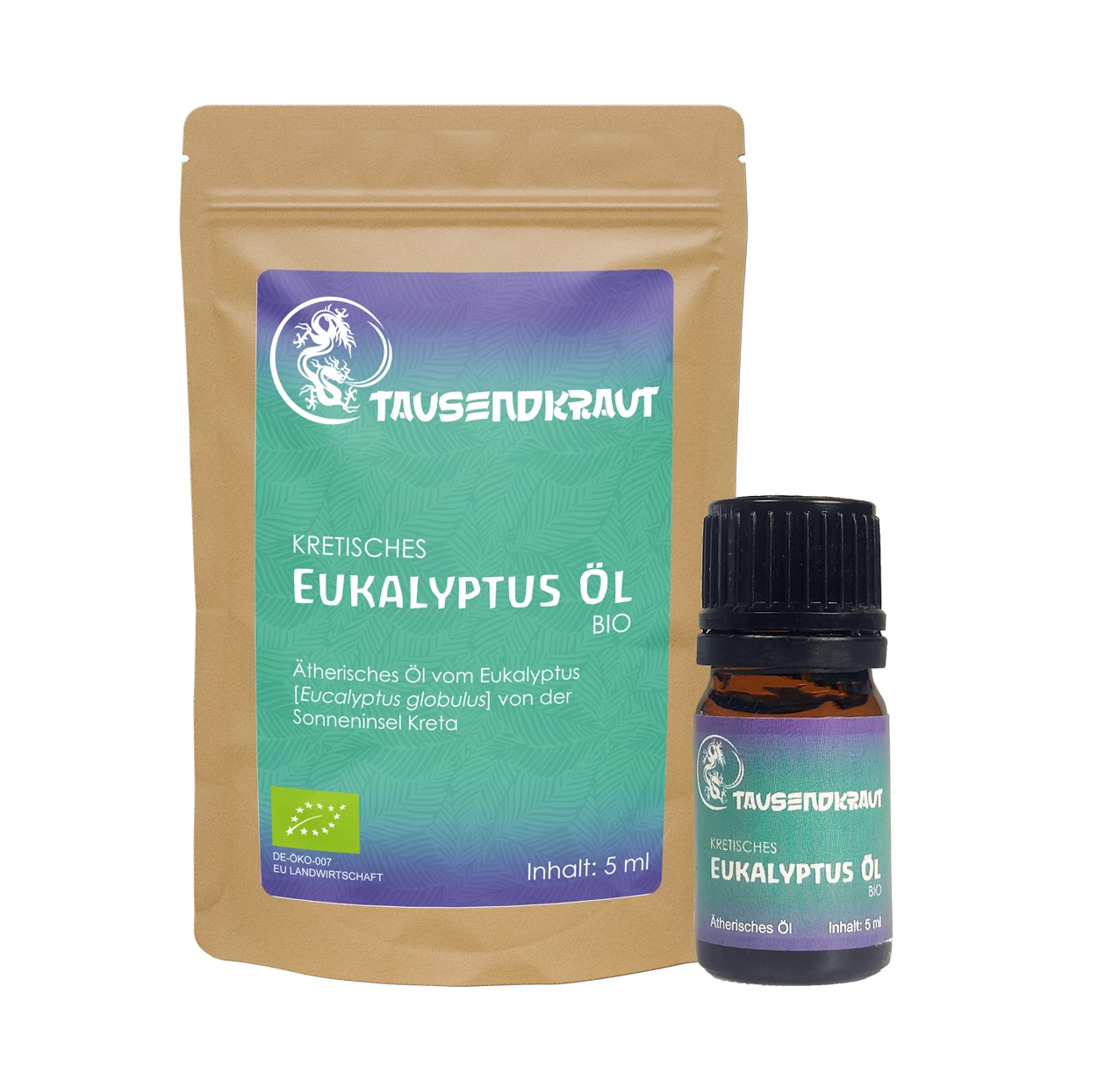 Kretisches Bio Eukalyptus Öl (5ml) Kretisches Bio Eukalyptus Öl (5ml)