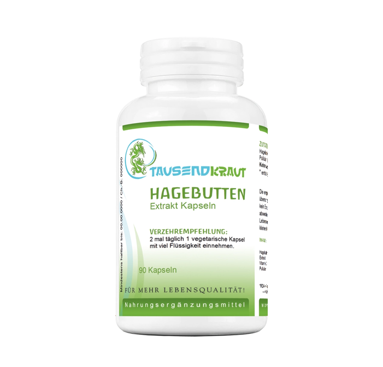 Hagebutten Extrakt (90 Kapseln)