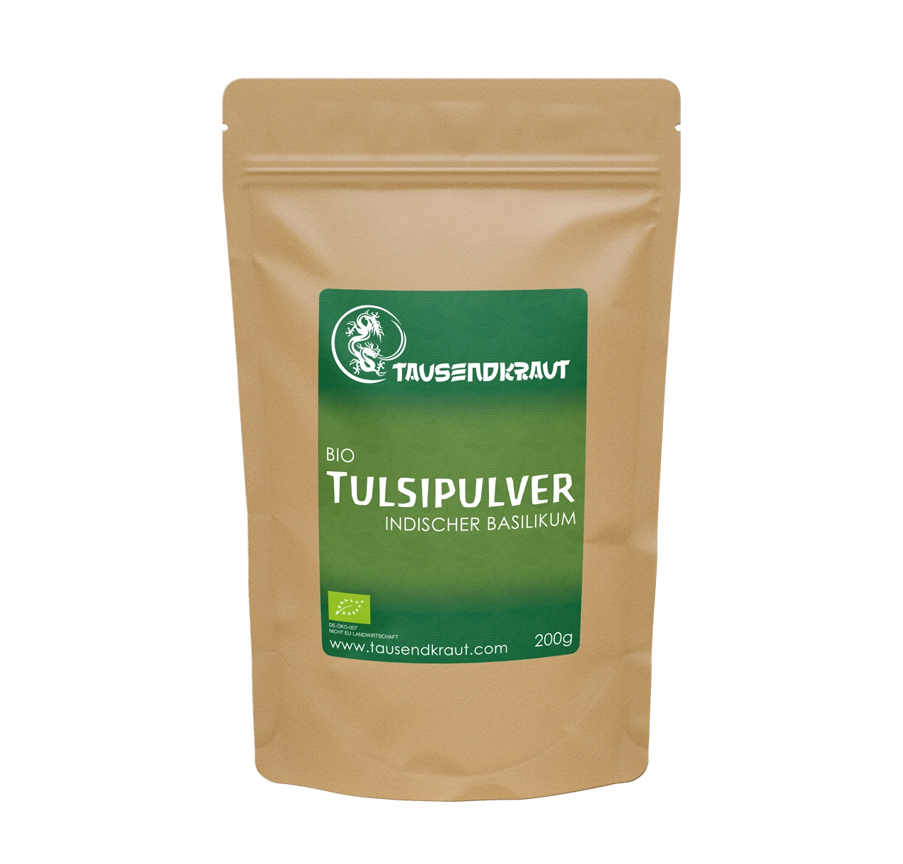 Tulsi Pulver - Indischer Basilikum BIO (200g) Tulsi Pulver - Indischer Basilikum BIO (200g)
