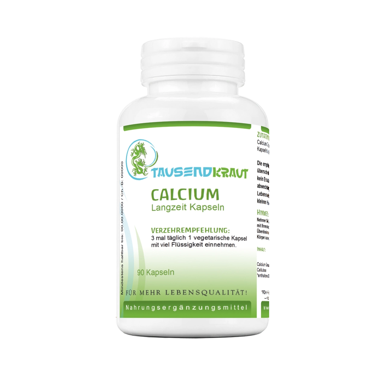 Calcium Langzeit (90 Kapseln)