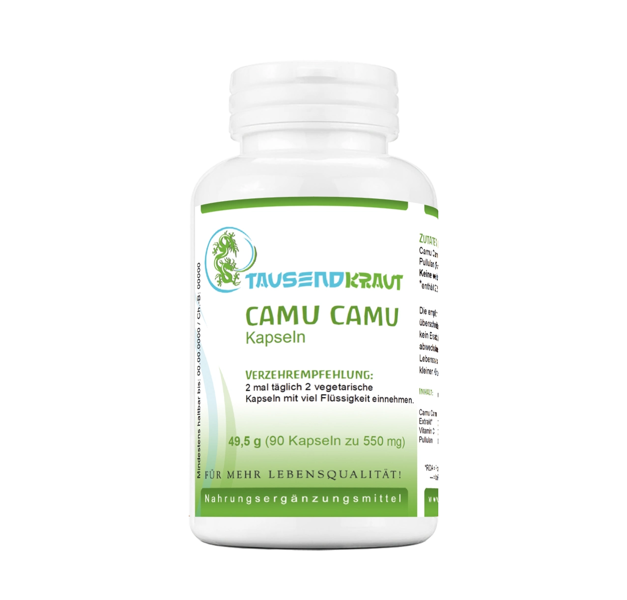 Camu Camu Extrakt (90 Kapseln) Camu Camu Extrakt (90 Kapseln)