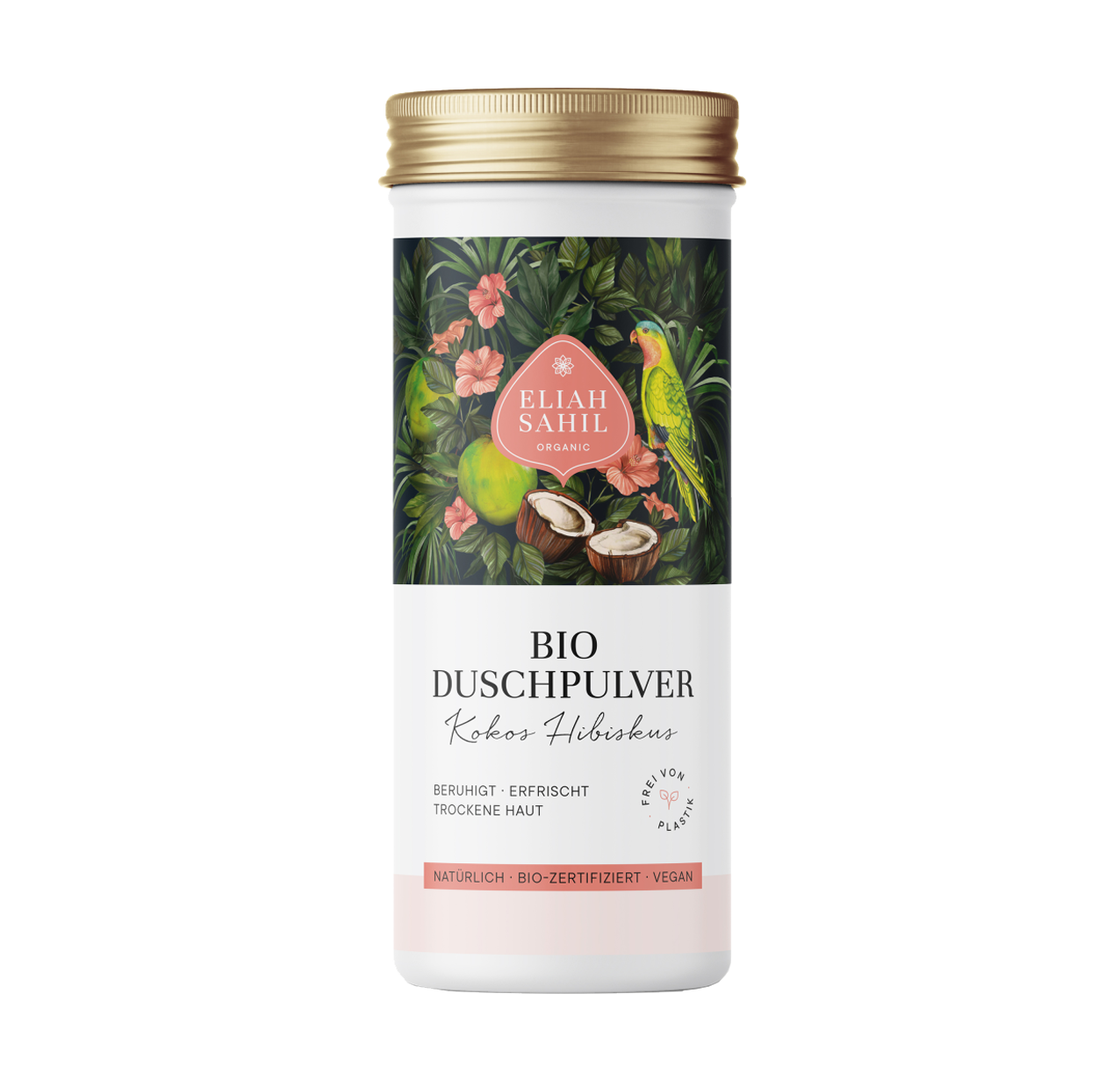 Duschpulver Kokos Hibiskus Bio (90g) Duschpulver Kokos Hibiskus Bio (90g)