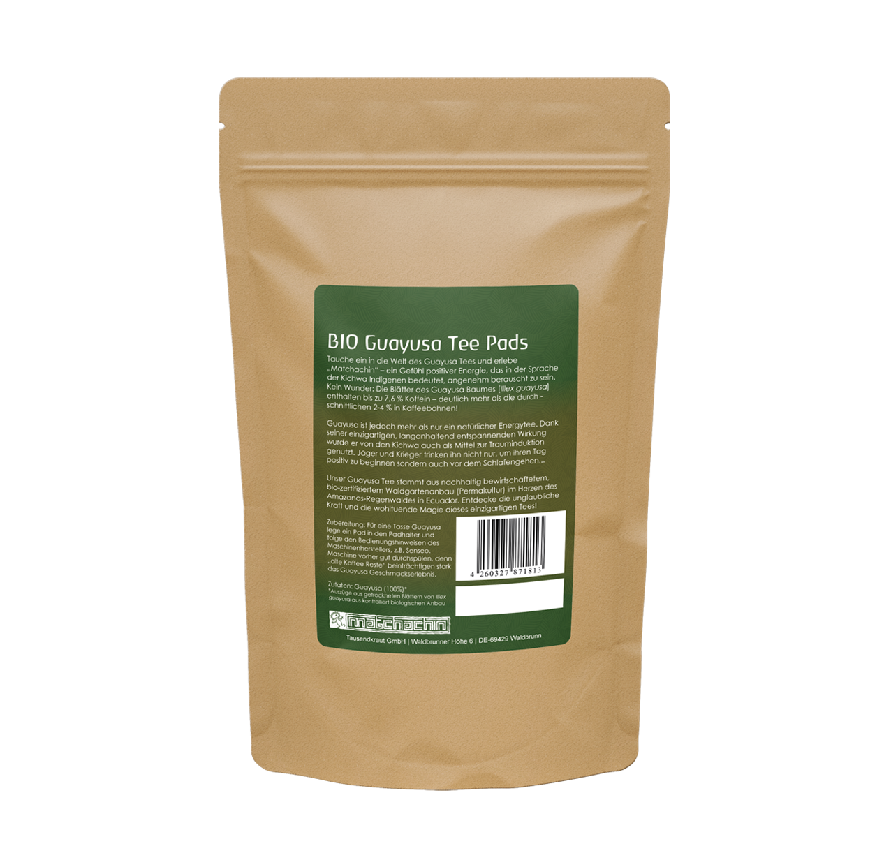 Guayusa BIO Teepads (10 Stück)
