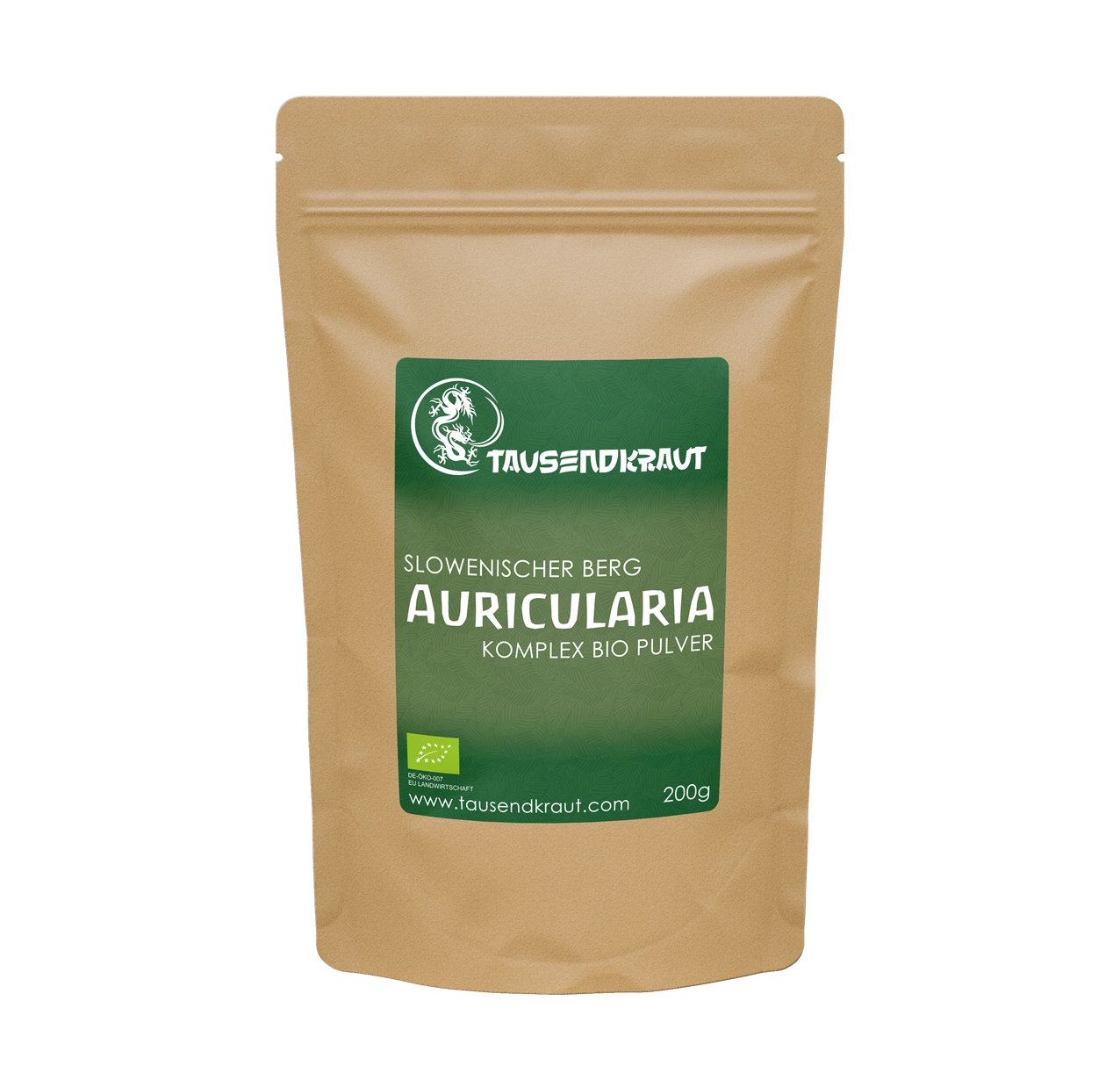 Auricularia Vitalpilz Pulver BIO Auricularia Vitalpilz Pulver BIO