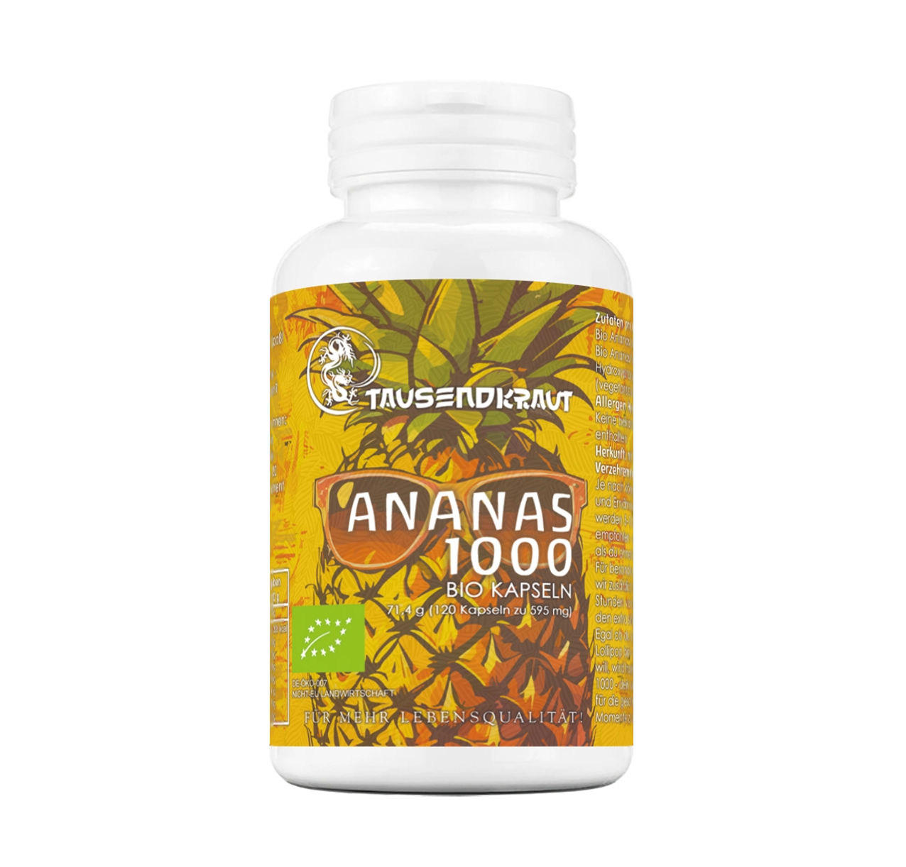Ananas 1000 BIO (120 Kapseln)